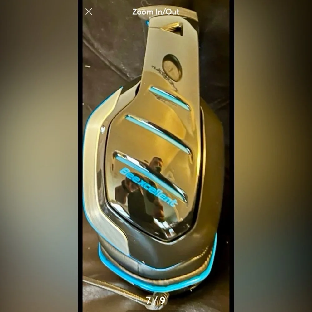 Gaming Headset with Microphone - Black & Blue